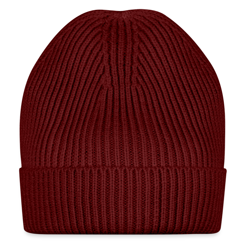 Knit Beanie - burgundy