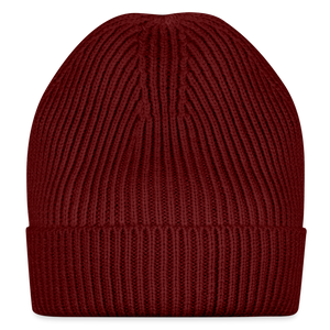 Knit Beanie - burgundy