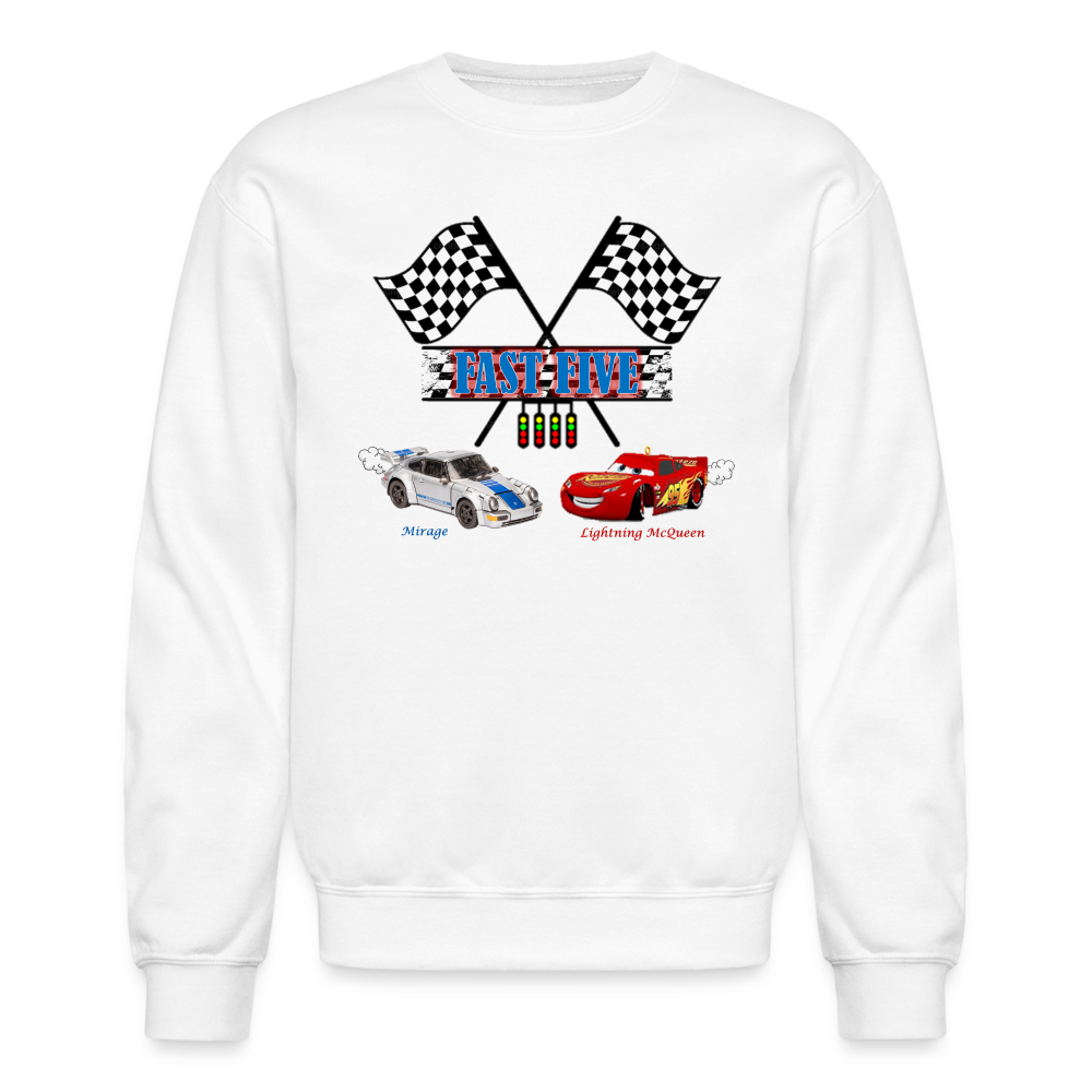 PJ 5th B-Day Crewneck Sweatshirt - white