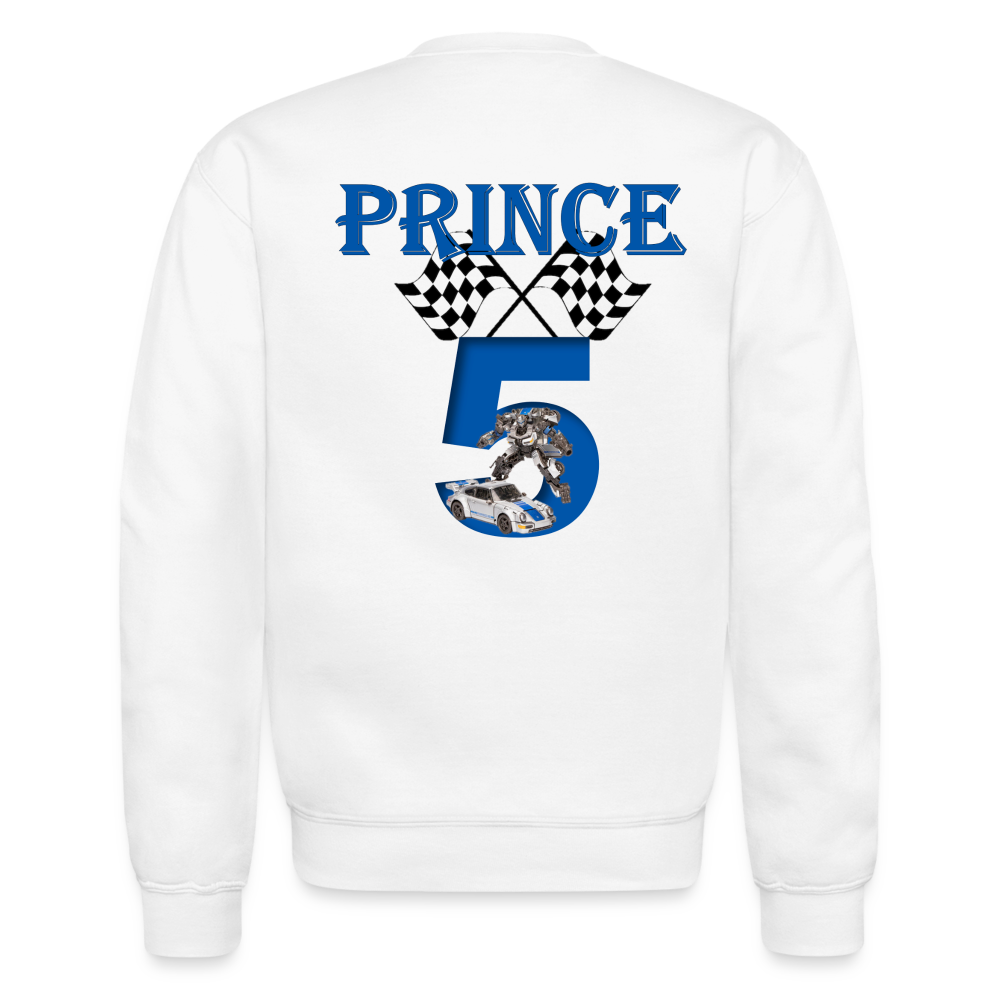 PJ 5th B-Day Crewneck Sweatshirt - white