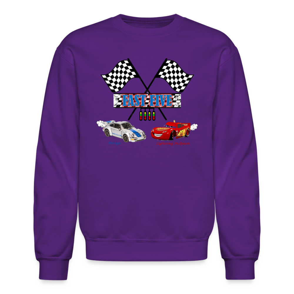 PJ 5th B-Day Crewneck Sweatshirt - purple