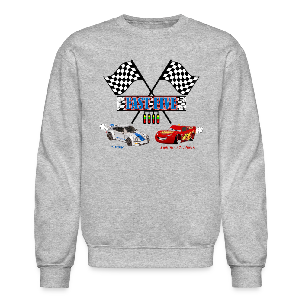 PJ 5th B-Day Crewneck Sweatshirt - heather gray