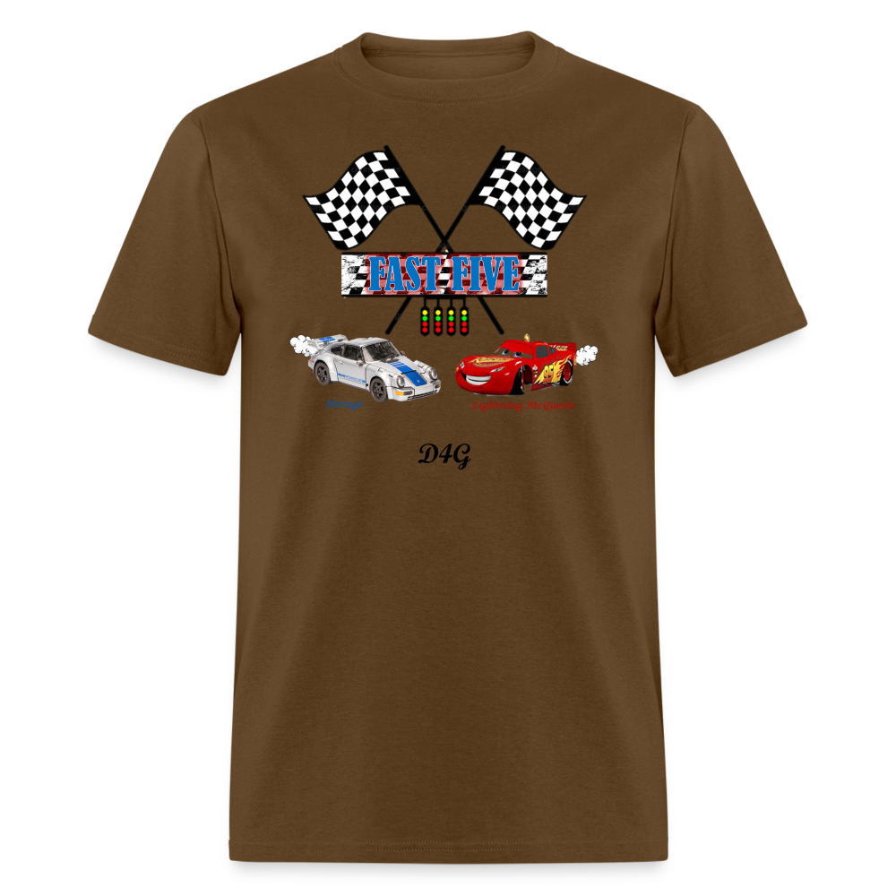 PJ 5th B-Day (Adult) T-Shirt - brown