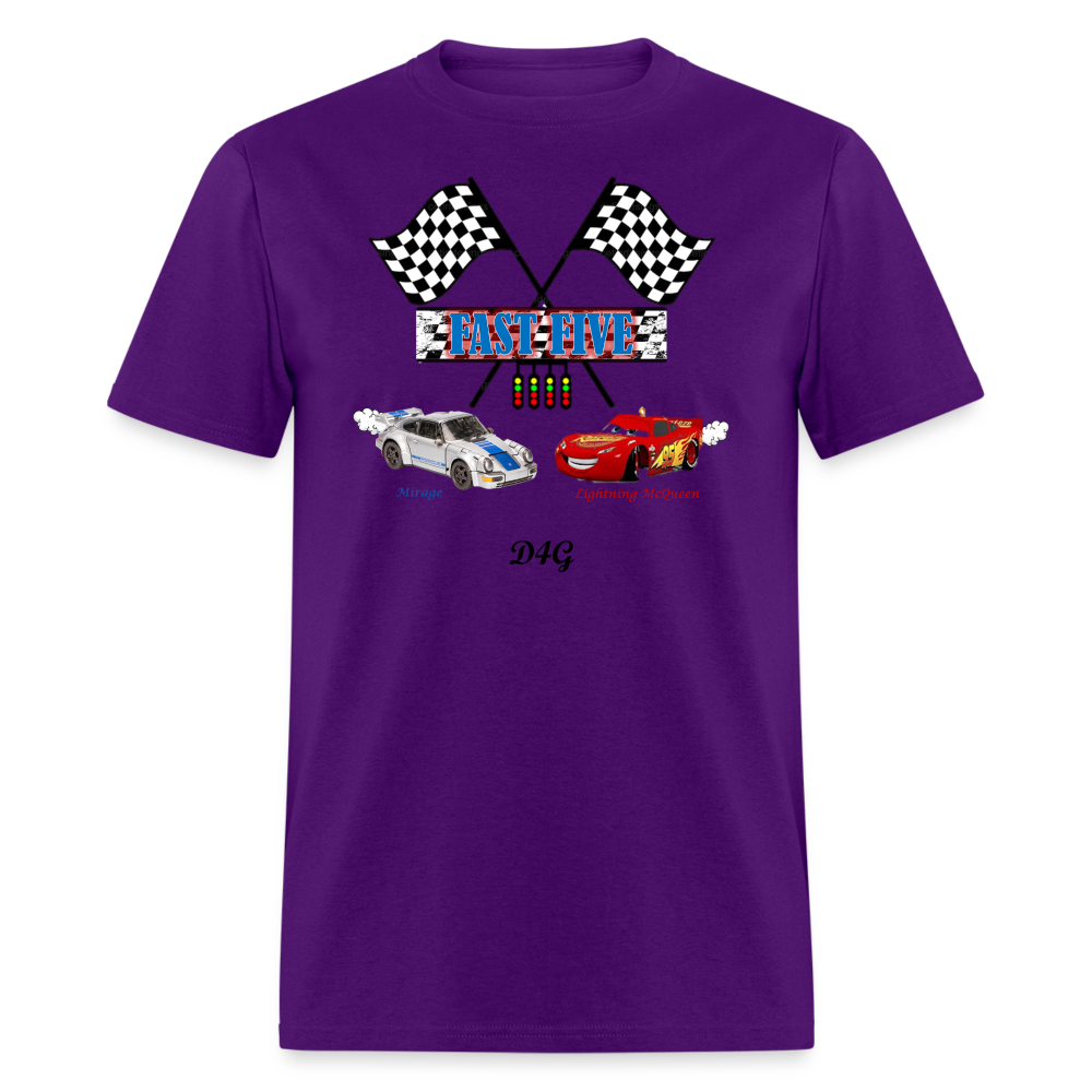 PJ 5th B-Day (Adult) T-Shirt - purple