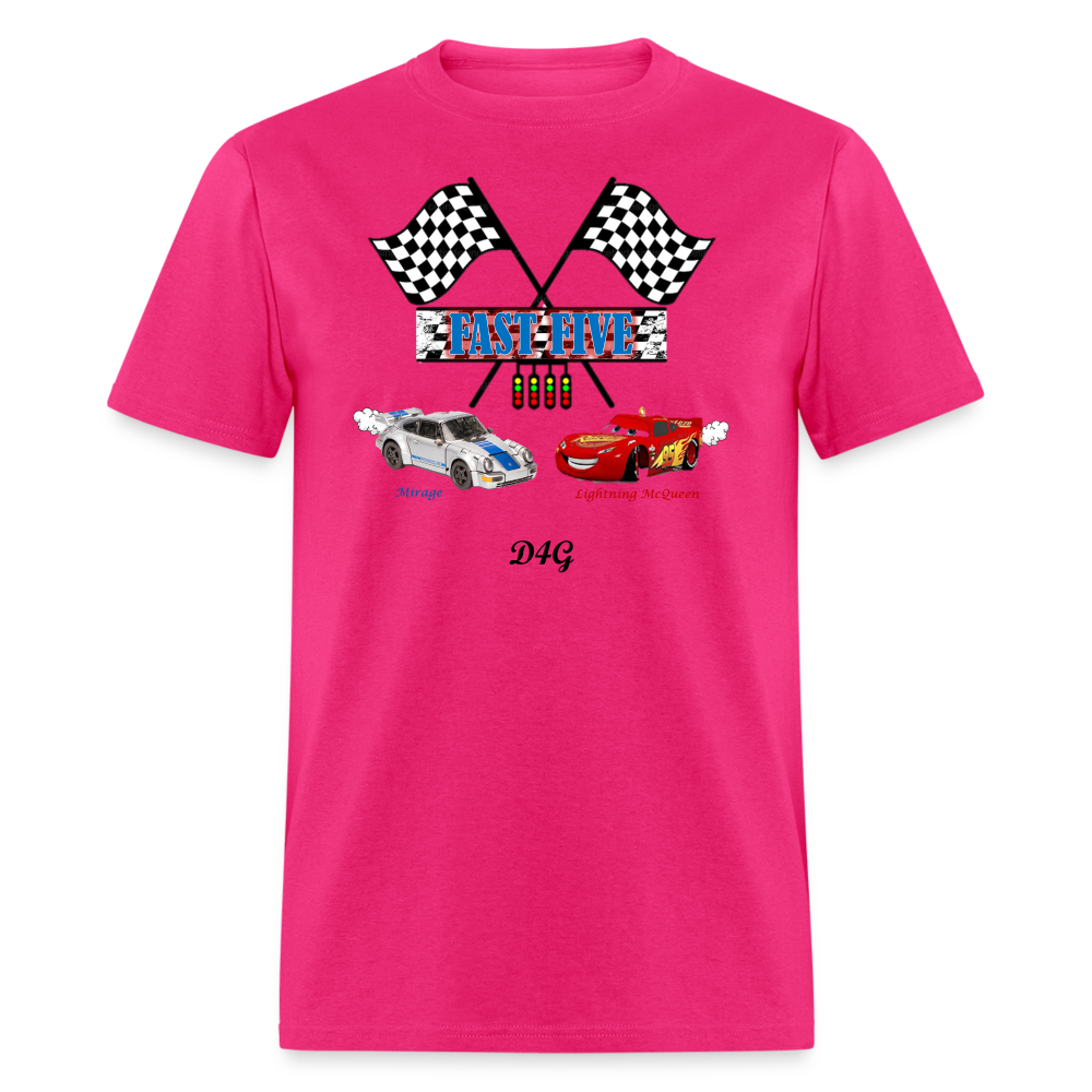 PJ 5th B-Day (Adult) T-Shirt - fuchsia