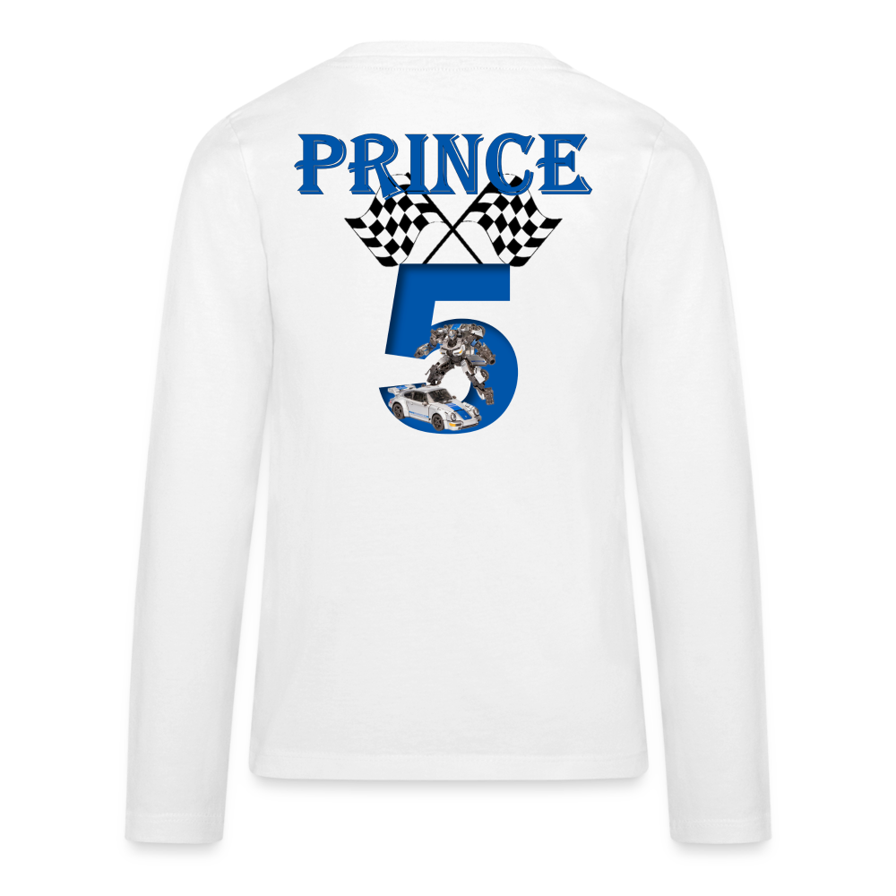 PJ 5th B-Day (Childrens) Long-sleeve T-Shirt - white