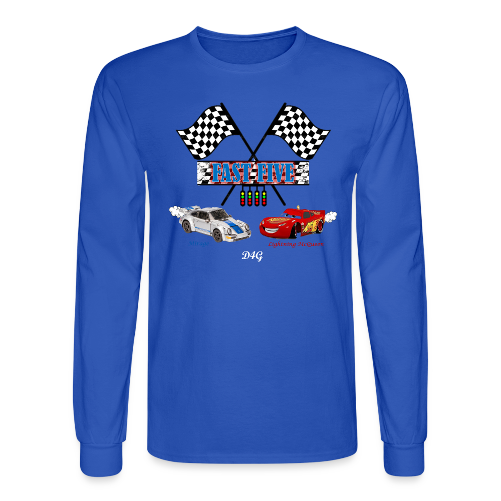 PJ 5th B-Day (Adult) Long-sleeve T-Shirt - royal blue