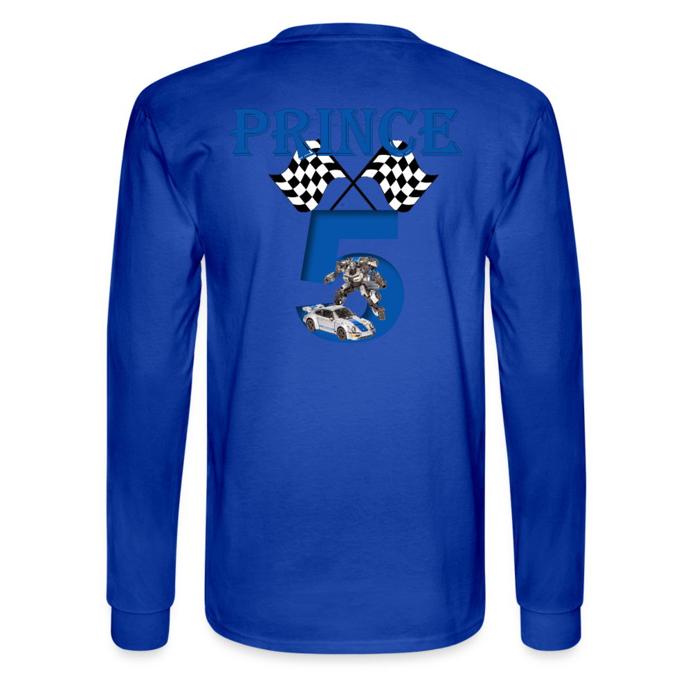 PJ 5th B-Day (Adult) Long-sleeve T-Shirt - royal blue