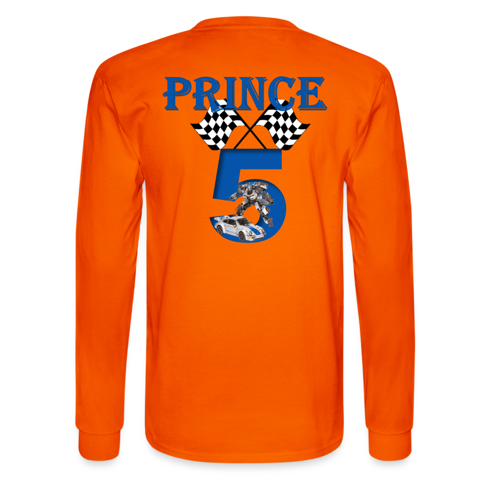 PJ 5th B-Day (Adult) Long-sleeve T-Shirt - orange