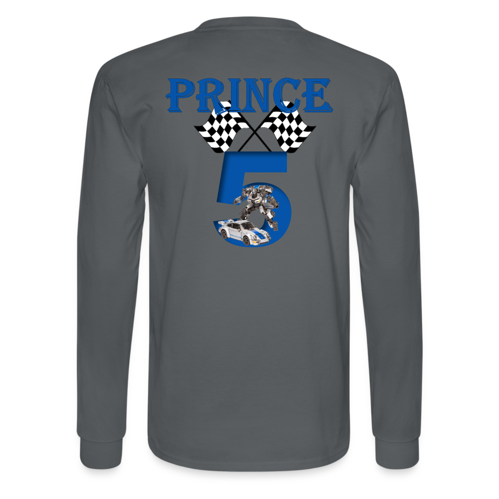 PJ 5th B-Day (Adult) Long-sleeve T-Shirt - charcoal