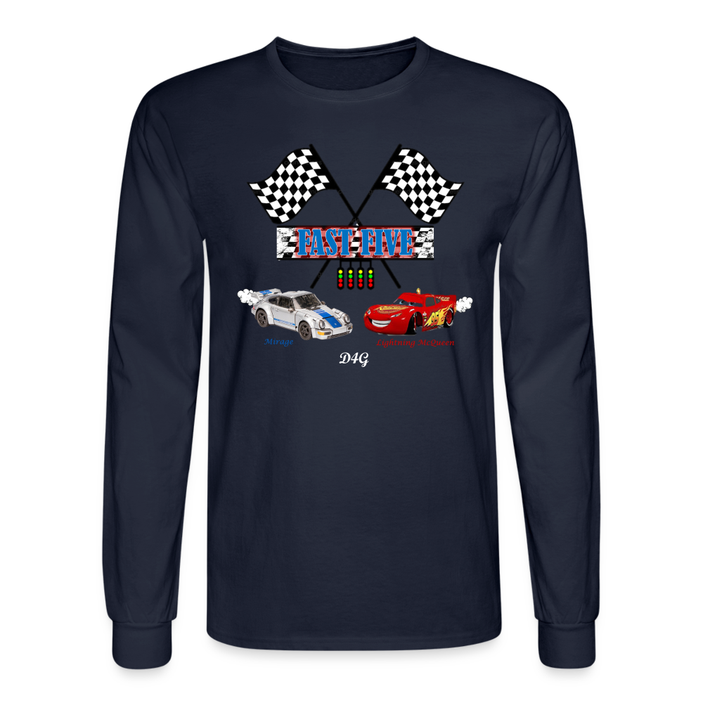 PJ 5th B-Day (Adult) Long-sleeve T-Shirt - navy