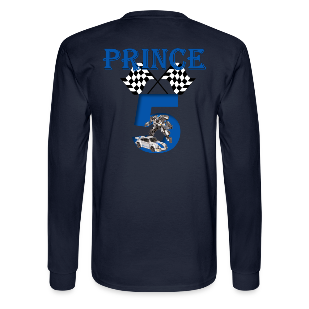 PJ 5th B-Day (Adult) Long-sleeve T-Shirt - navy