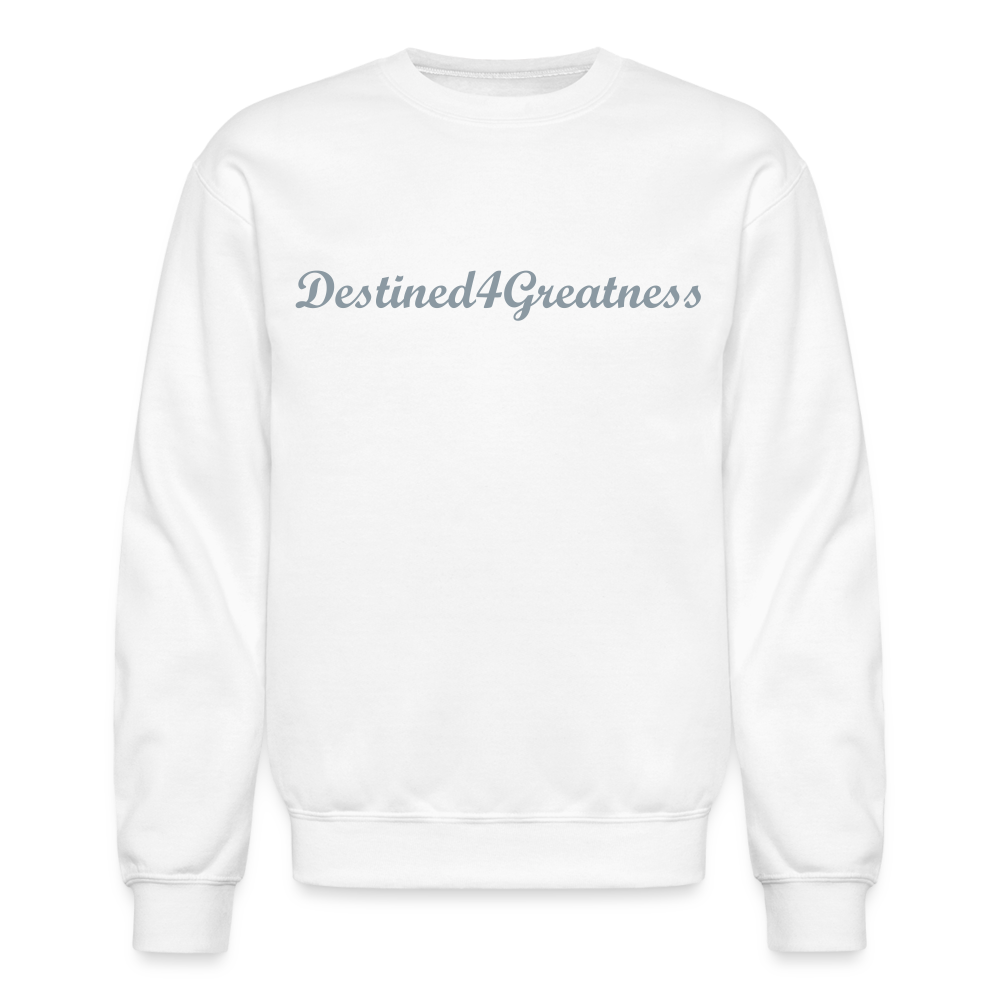 Unisex Silver D4G Crewneck Sweatshirt - white