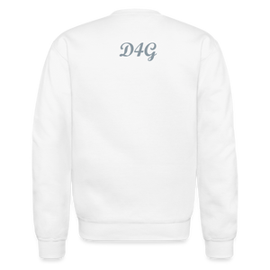 Unisex Silver D4G Crewneck Sweatshirt - white