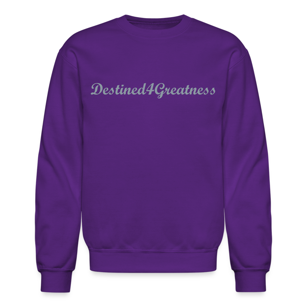 Unisex Silver D4G Crewneck Sweatshirt - purple