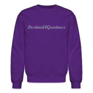 Unisex Silver D4G Crewneck Sweatshirt - purple