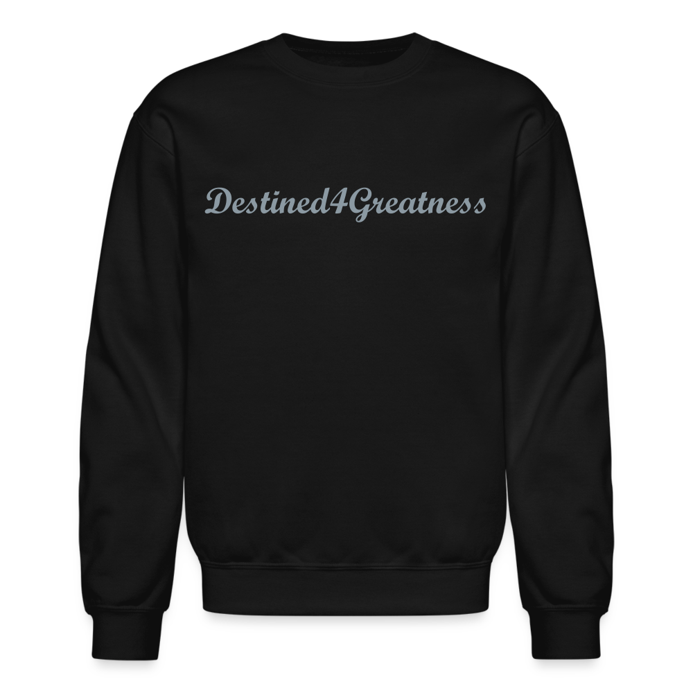 Unisex Silver D4G Crewneck Sweatshirt - black