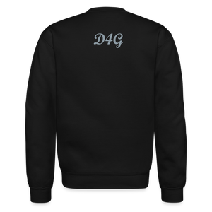 Unisex Silver D4G Crewneck Sweatshirt - black