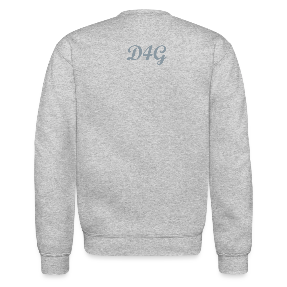 Unisex Silver D4G Crewneck Sweatshirt - heather gray