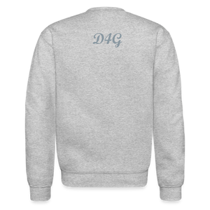 Unisex Silver D4G Crewneck Sweatshirt - heather gray