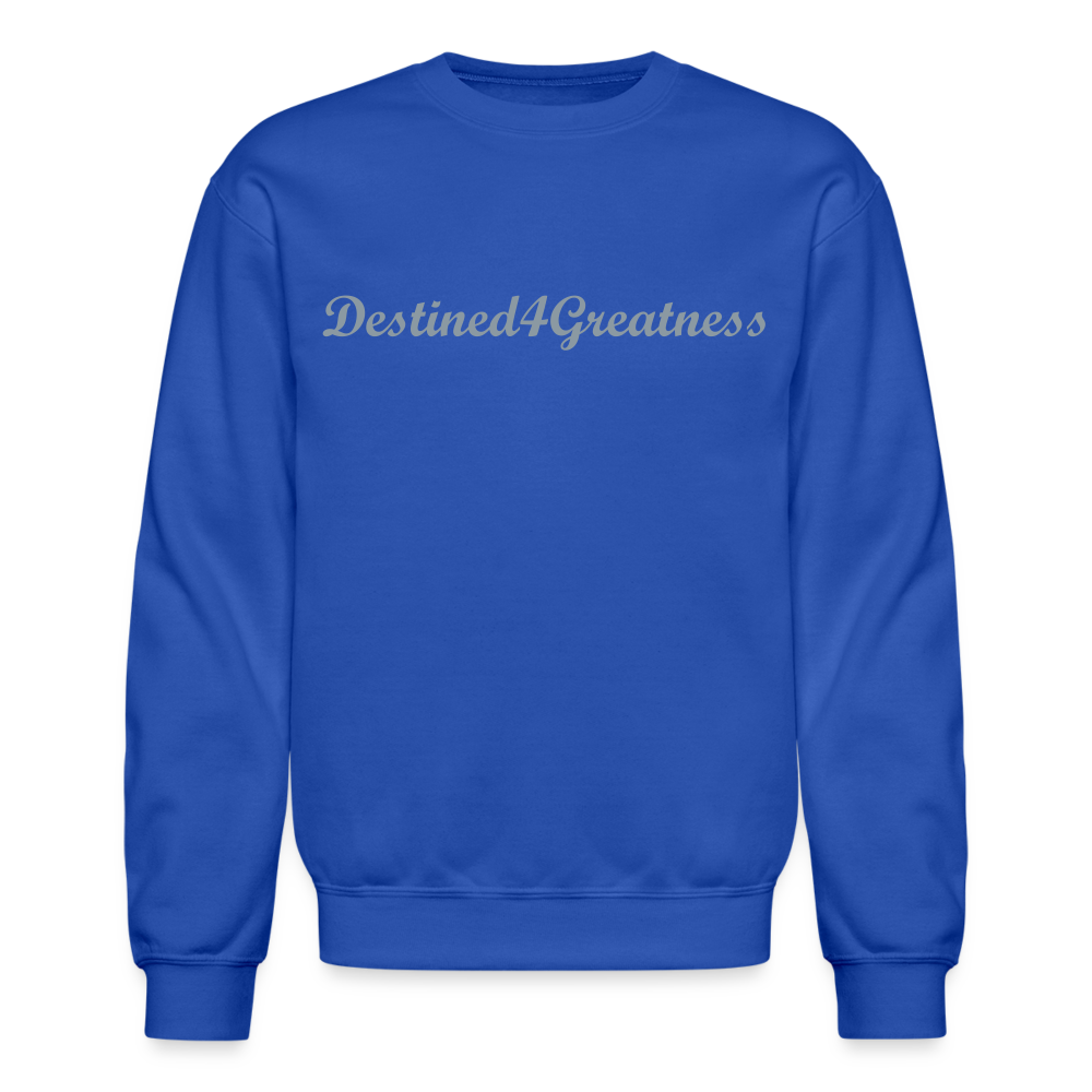 Unisex Silver D4G Crewneck Sweatshirt - royal blue