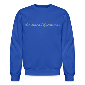 Unisex Silver D4G Crewneck Sweatshirt - royal blue