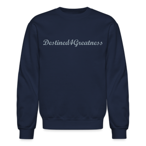 Unisex Silver D4G Crewneck Sweatshirt - navy