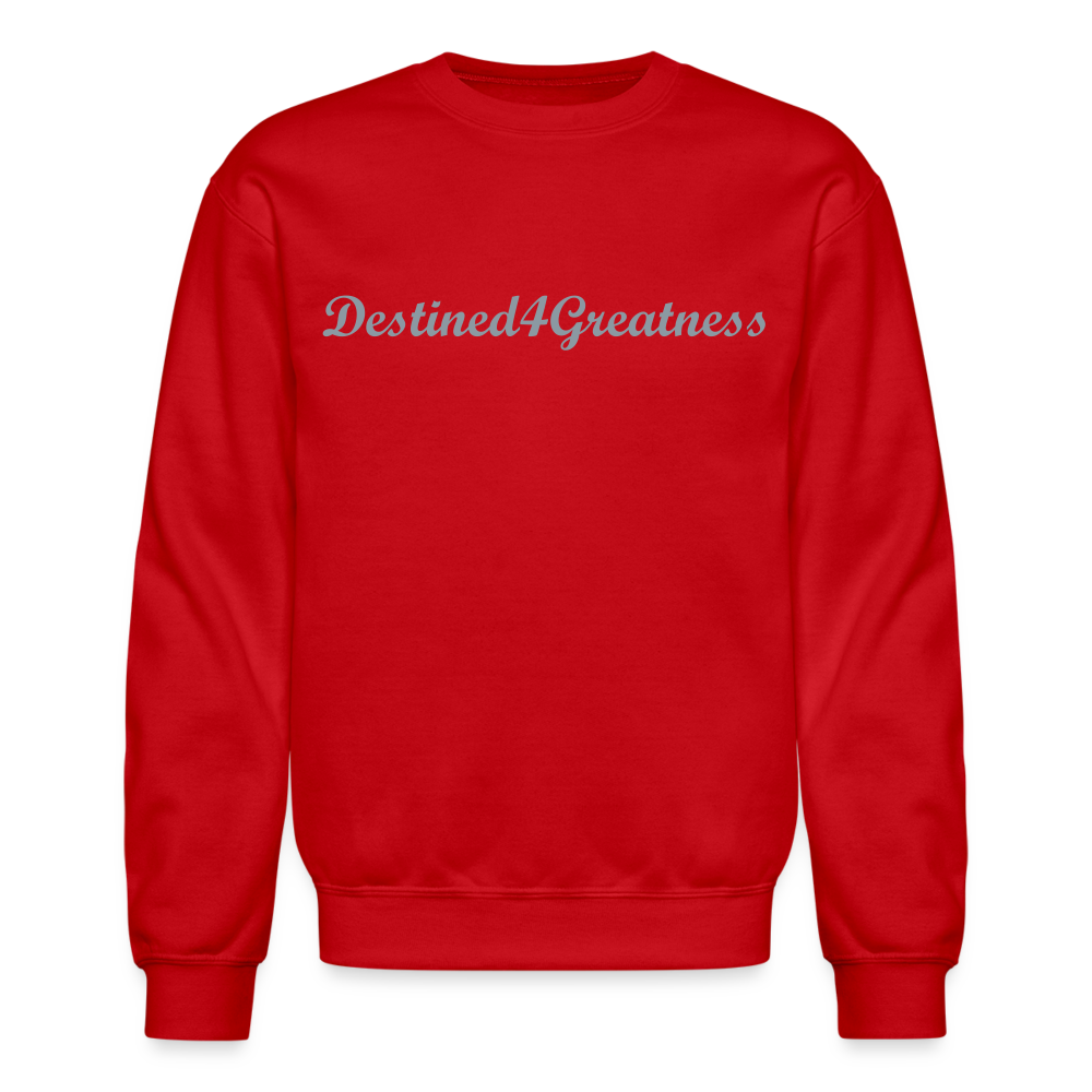 Unisex Silver D4G Crewneck Sweatshirt - red