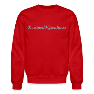 Unisex Silver D4G Crewneck Sweatshirt - red