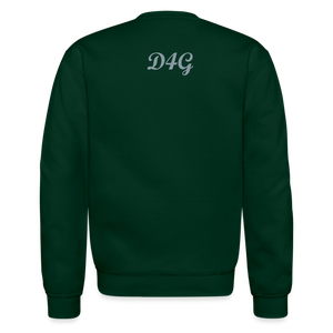 Unisex Silver D4G Crewneck Sweatshirt - forest green