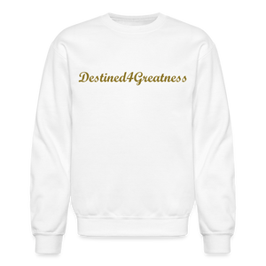 Unisex Gold D4G Crewneck Sweatshirt - white