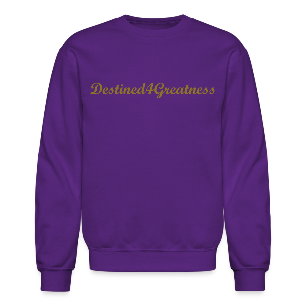 Unisex Gold D4G Crewneck Sweatshirt - purple