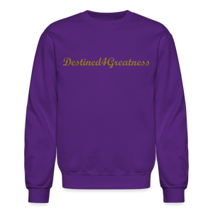 Unisex Gold D4G Crewneck Sweatshirt - purple