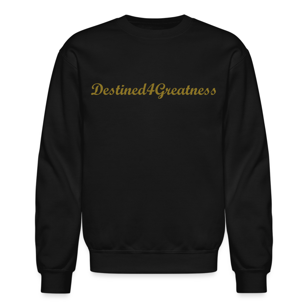 Unisex Gold D4G Crewneck Sweatshirt - black