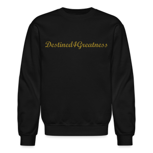 Unisex Gold D4G Crewneck Sweatshirt - black