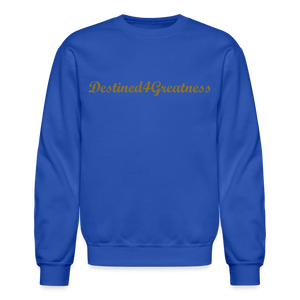 Unisex Gold D4G Crewneck Sweatshirt - royal blue