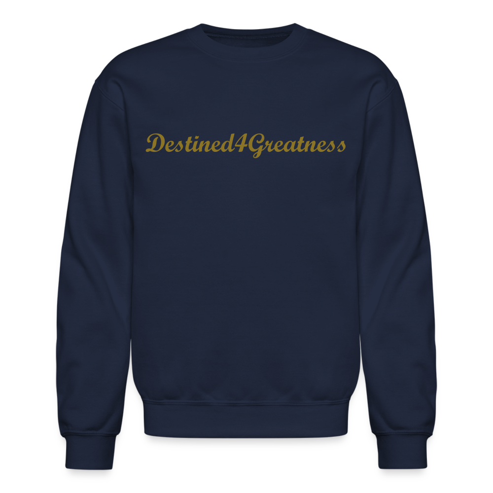 Unisex Gold D4G Crewneck Sweatshirt - navy