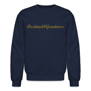 Unisex Gold D4G Crewneck Sweatshirt - navy