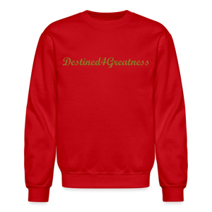 Unisex Gold D4G Crewneck Sweatshirt - red