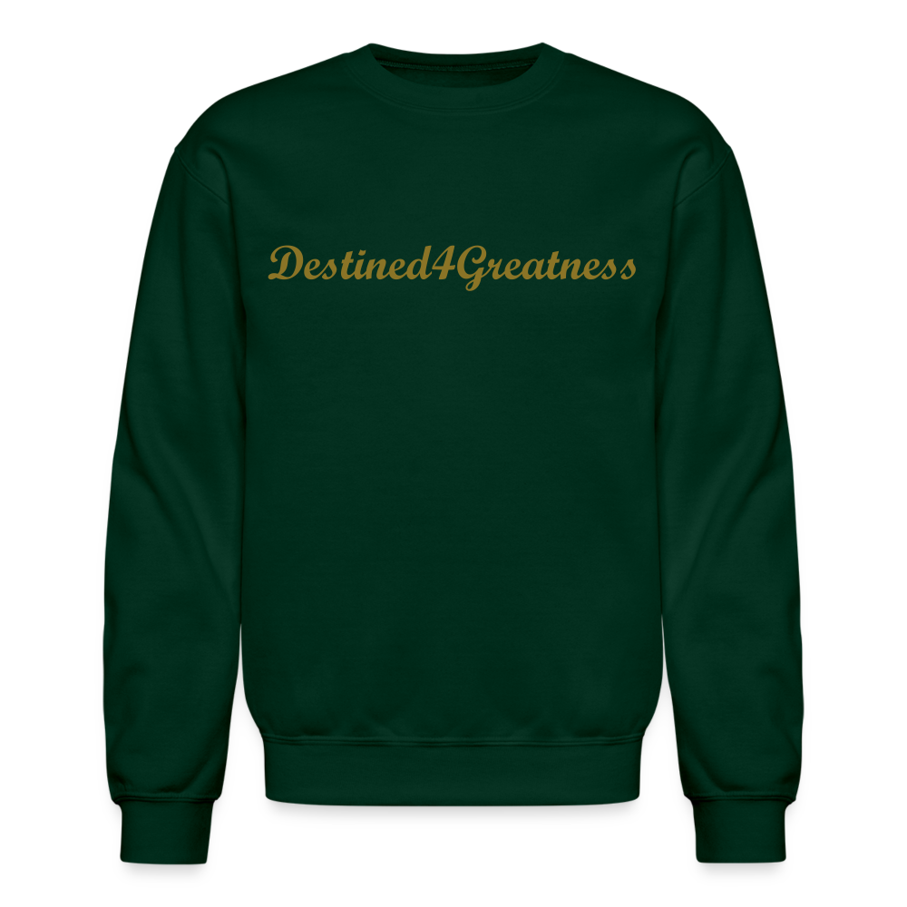 Unisex Gold D4G Crewneck Sweatshirt - forest green