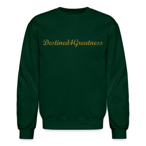 Unisex Gold D4G Crewneck Sweatshirt - forest green