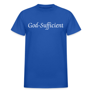 God-Sufficient - royal blue