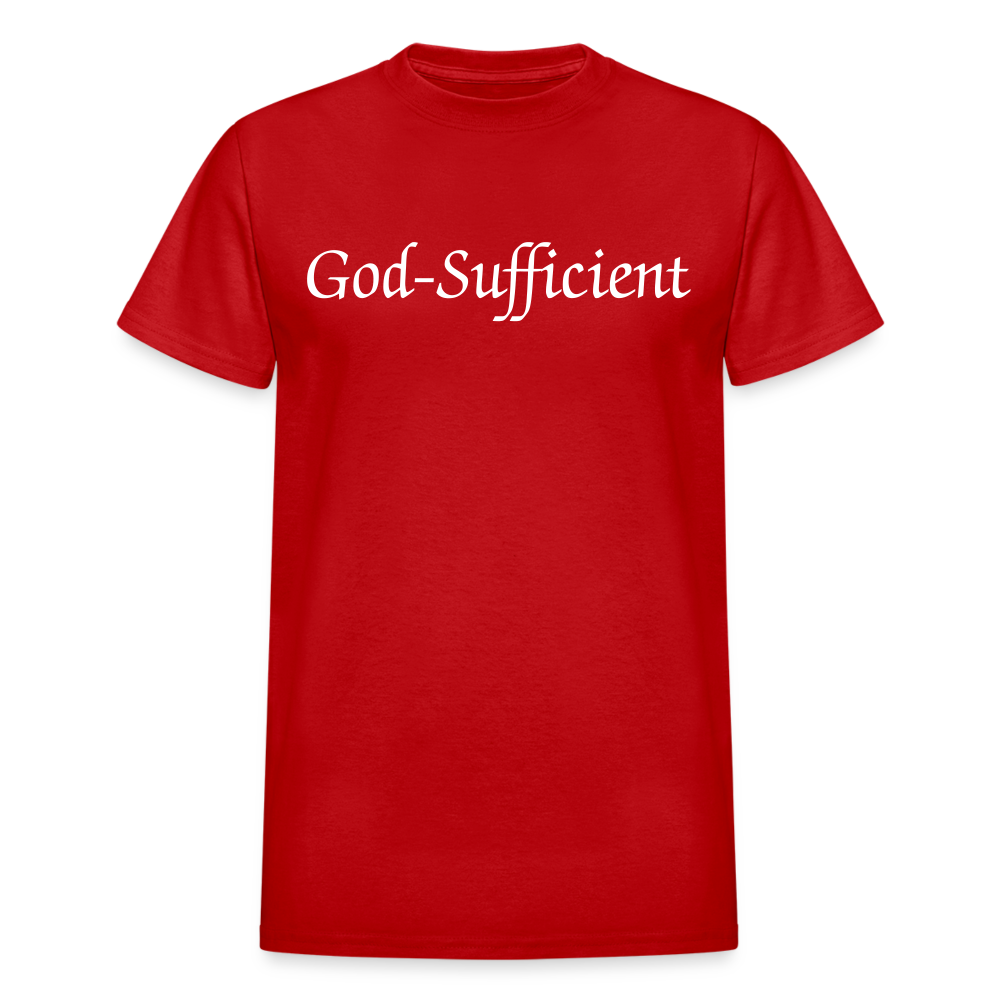 God-Sufficient - red