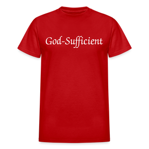 God-Sufficient - red