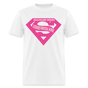 LPN Healthcare Heroes (Pink) - white