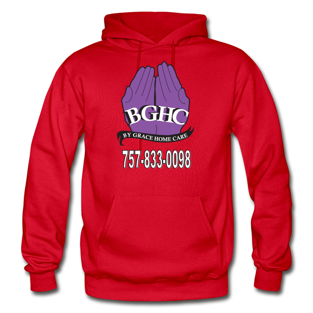 Unisex Adult Hoodie - red