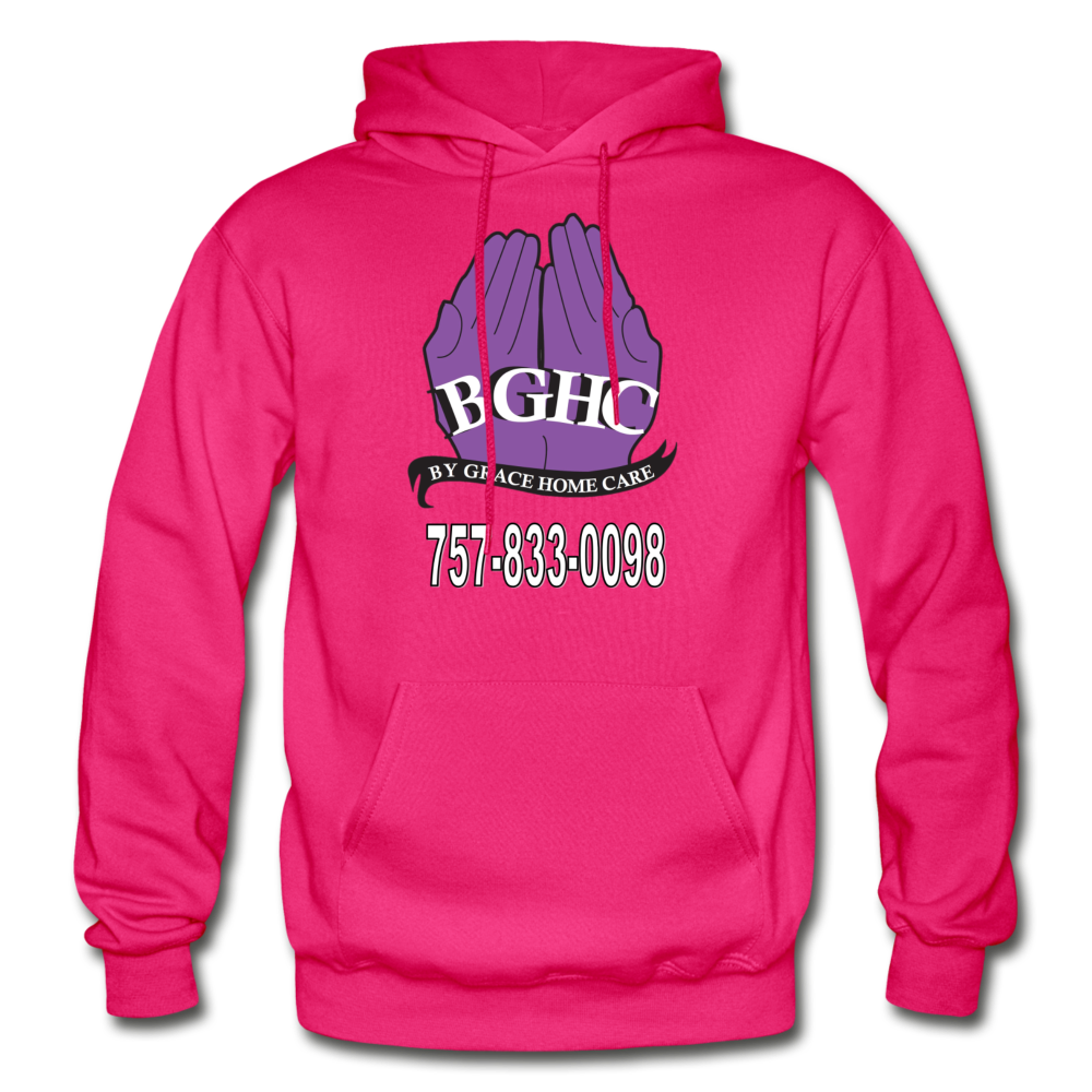 Unisex Adult Hoodie - fuchsia