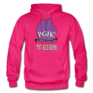 Unisex Adult Hoodie - fuchsia