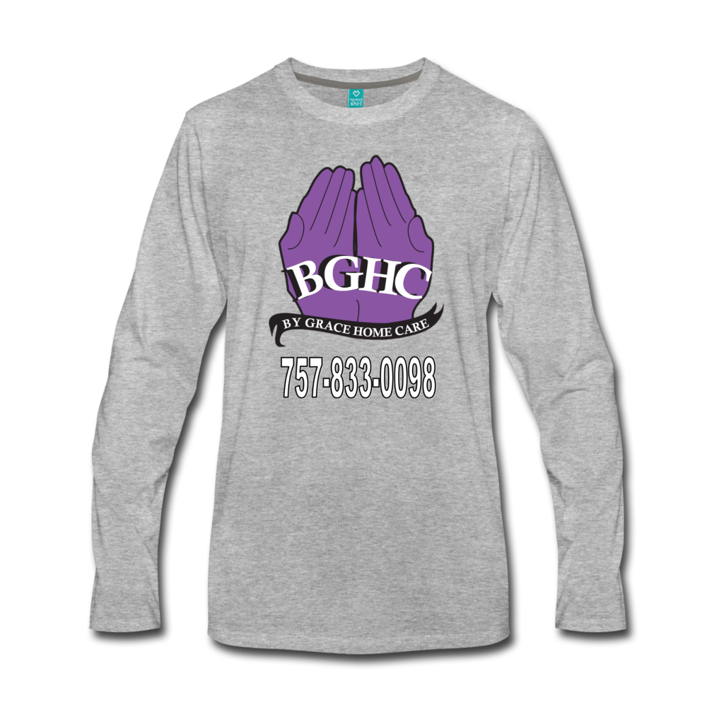 BGHC Unisex Premium Long Sleeve T-Shirt - heather gray