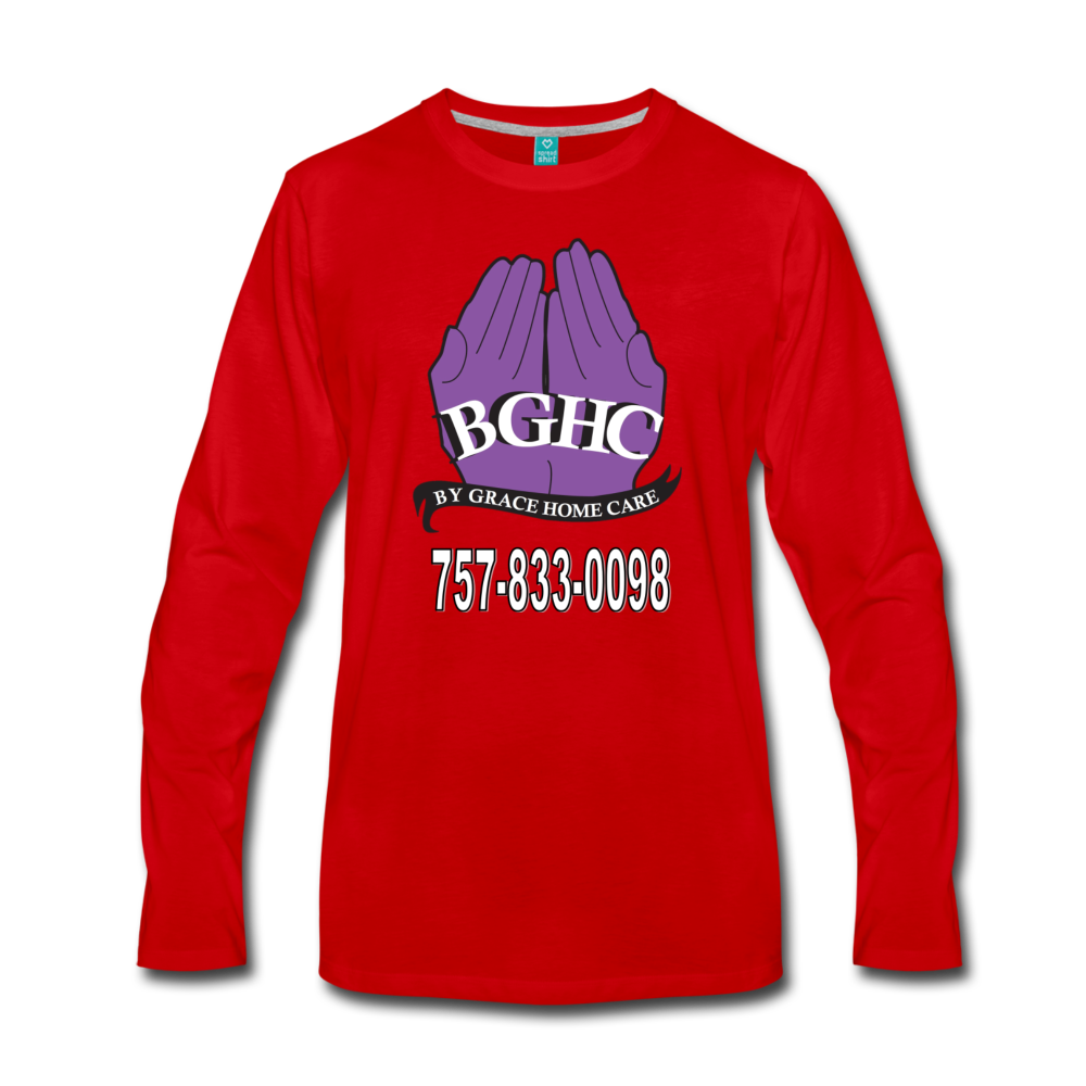 BGHC Unisex Premium Long Sleeve T-Shirt - red